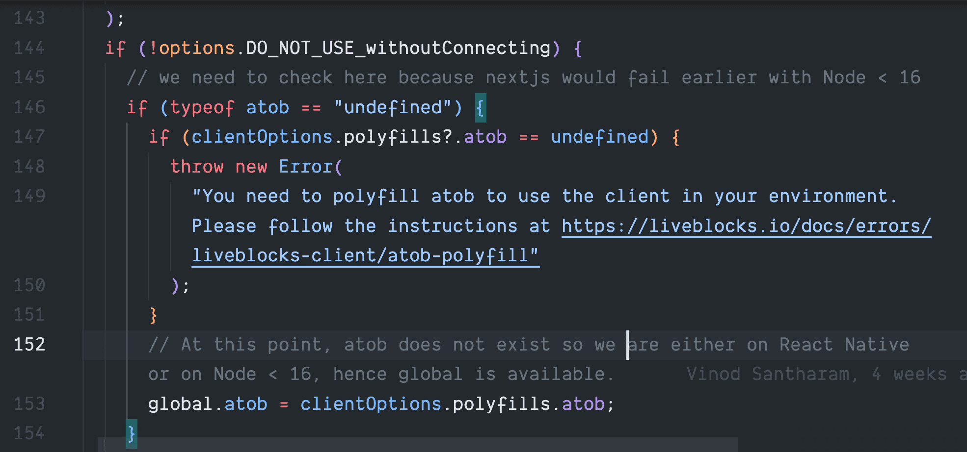 Handling polyfills